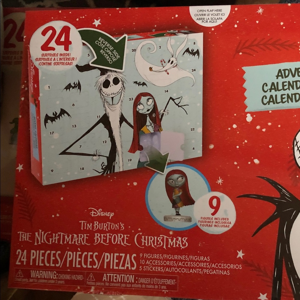 NEW Disney Tim Burton The Nightmare Before Christmas Official Advent Calendar